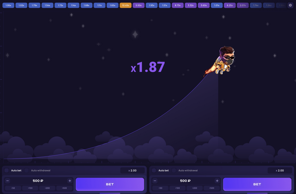 Site officiel du jeu vidéo Lucky Jet